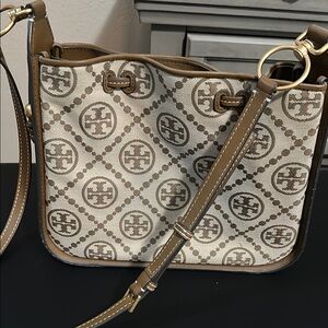 Tory Burch T Monogram Jacquard Bell Bag